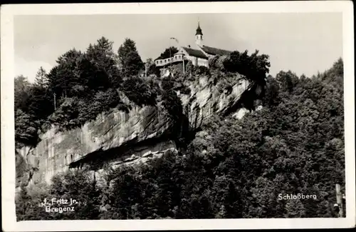 Ak Bregenz am Bodensee Vorarlberg, Schloßberg