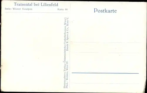 Ak Lilienfeld in Niederösterreich, Traisental, Winter, Wiener Voralpen