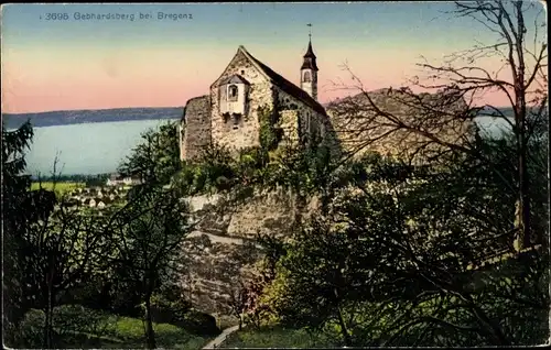 Ak Bregenz am Bodensee Vorarlberg, Gebhardsberg, Ruine