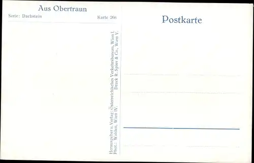 Ak Obertraun Oberösterreich, Dorfmotiv