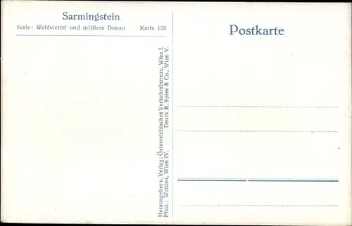 Ak Sarmingstein St. Nikola Oberösterreich, Ufer der Donau