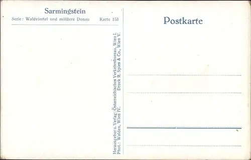 Ak Sarmingstein St. Nikola Oberösterreich, Ufer der Donau