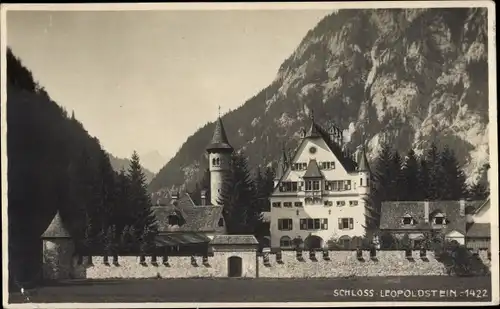Foto Ak Eisenerz Steiermark, Schloss Leopoldstein