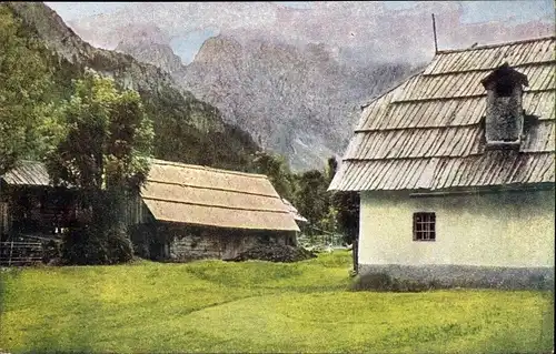 Ak Ferlach Kärnten, Bodental, Gasthaus Bodenbauer