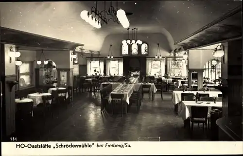Ak Linda Brand Erbisdorf Sachsen, HO Gaststätte Schrödermühle