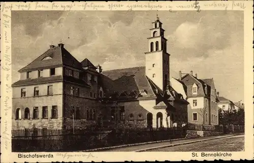 Ak Bischofswerda in Sachsen, St. Bennokirche