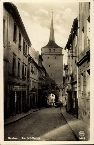 Ak Bautzen in der Oberlausitz, Schülertor, Tor
