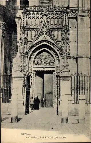 Ak Sevilla Andalusien, Kathedrale, Puerta de los Palos