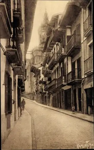 Ak Hondarribia Fuenterrabia Baskenland, Kirche