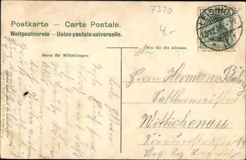 Ak Leisnig in Sachsen, Stadtansicht