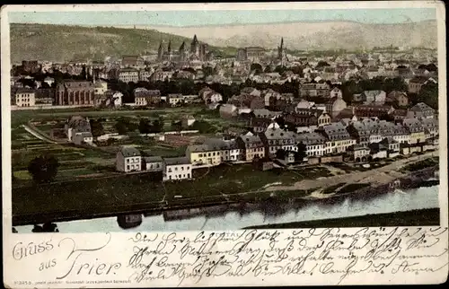 Ak Trier an der Mosel, Ortsansicht