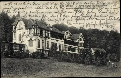 Ak Bad Sachsa im Harz, Berg-Hotel Eulingswiese, Beamtenheim