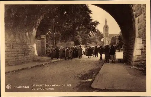 Ak Beauraing Wallonien Namur, Pont du Chemin de Fer