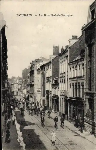 Ak Roubaix Nord, Saint Georges Straße