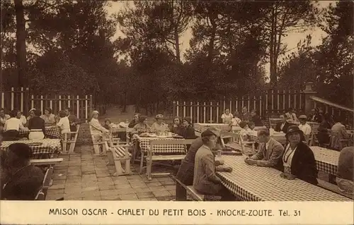 Ak Zoute Knokke Heist Heyst Knocke sur Mer Westflandern, Oscar House, Petit Bois Chalet