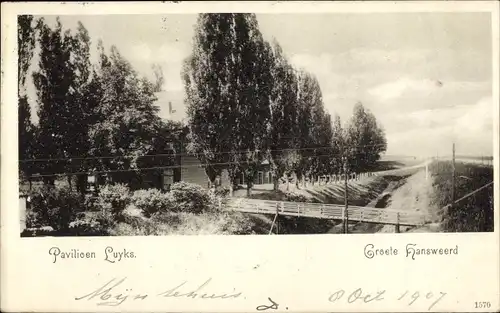 Ak Hansweerd Hansweert Zeeland Niederlande, Paviljoen Luyks