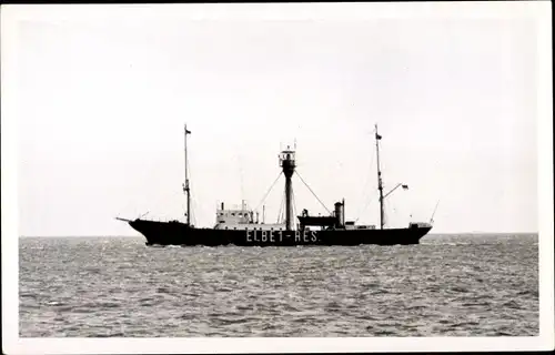 Foto Ak Feuerschiff Elbe 1 Res.