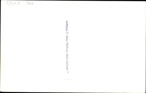 Foto Ak Feuerschiff Elbe 1 Res.