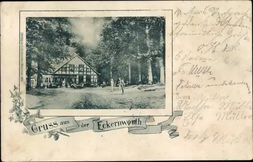 Ak Eckernworth Walsrode im Heidekreis, Gasthaus