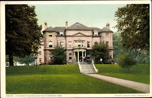 Ak Amherst Massachusetts USA, Fraternity House