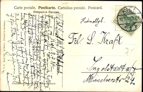 Künstler Ak Deutsche Kriegsschiffe, Nächtlicher Angriff von Torpedobooten