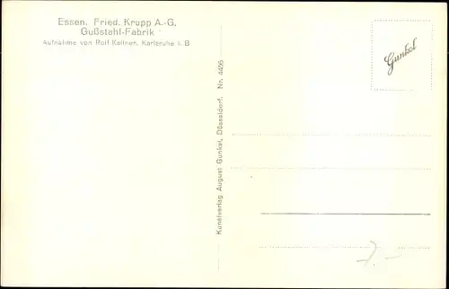 Ak Essen im Ruhrgebiet, Friedrich Krupp AG, Gußstahl Fabrik