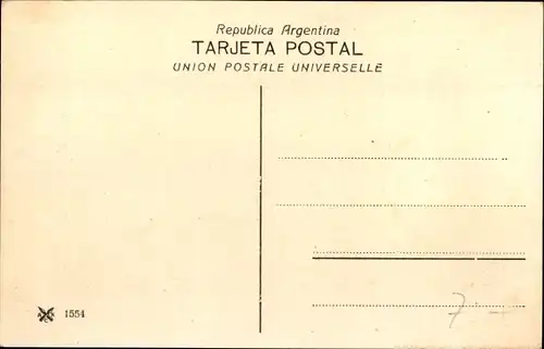 Ak Santa Fé Argentinien, Straßenpartie, Kirche