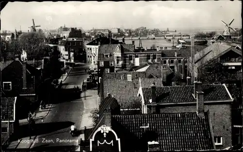 Ak Koog aan de Zaan Nordholland Niederlande, Panorama, Windmühle