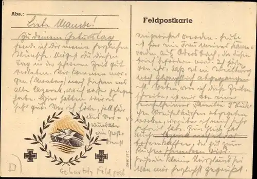 Ak Glückwunsch Geburtstag, Blumenstrauß, Blumenvase