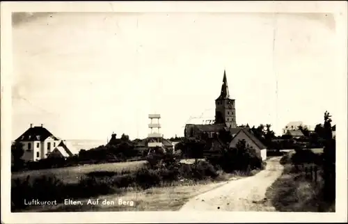 Ak Elten Gelderland, Wegepartie, Kirche