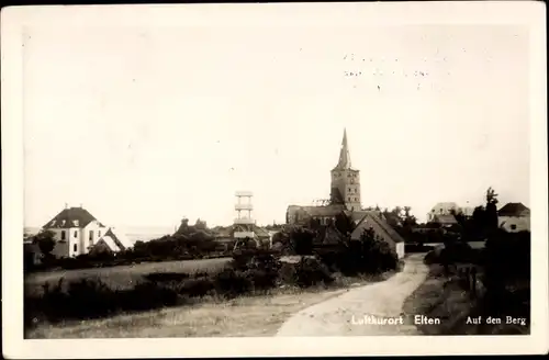 Ak Elten Gelderland, Party auf dem Berg, Kirche