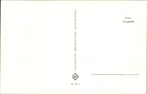 Ak Schauspielerin Erica Beer, Portrait, UfA, Autogramm