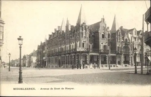 Ak Middelkerke Westflandern, Avenue de Smet de Naeyer