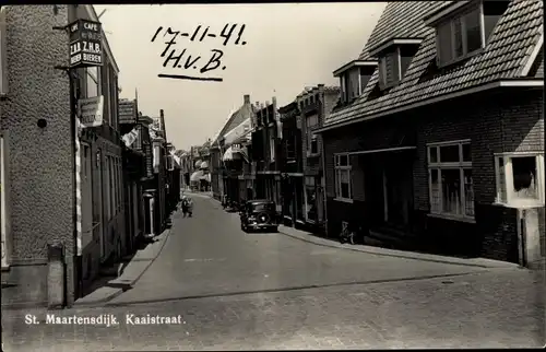 Ak Sint Maartensdijk Zeeland Niederlande, Kaaistraat