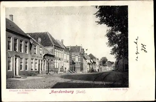 Ak Aardenburg Sluis Zeeland Niederlande, Markt