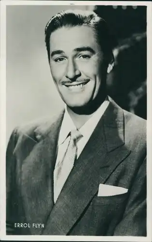 Ak Schauspieler Errol Flynn, Portrait
