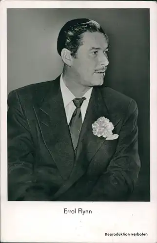 Ak Schauspieler Errol Flynn, Portrait