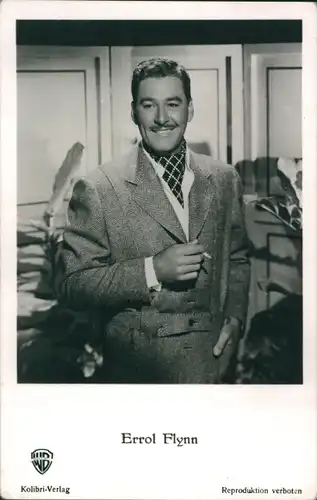 Ak Schauspieler Errol Flynn, Portrait