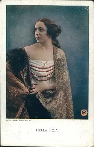 Ak Schauspielerin Hella Moja, Portrait