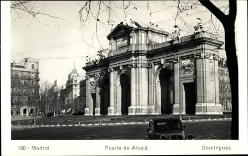 AK Madrid, Spanien, Puerta de Alcala