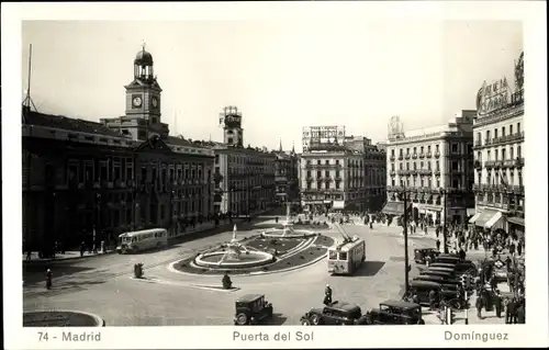 AK Madrid, Spanien, Puerta del Sol