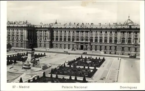 Ak Madrid, Spanien, Nationalpalast
