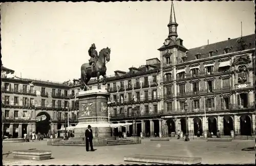 AK Madrid, Spanien, Plaza Mayor