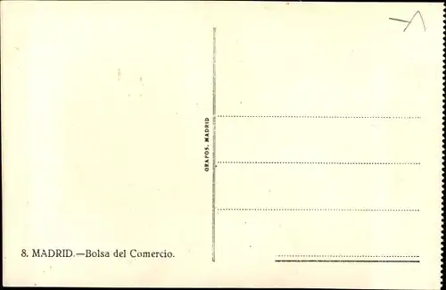 Ak Madrid, Spanien, Börse