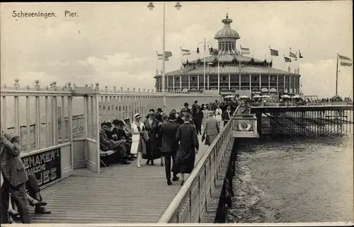 Ak Scheveningen Den Haag Südholland, Pier