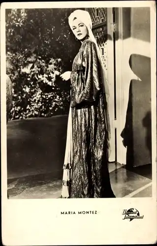 Ak Schauspielerin Maria Montez, Portrait