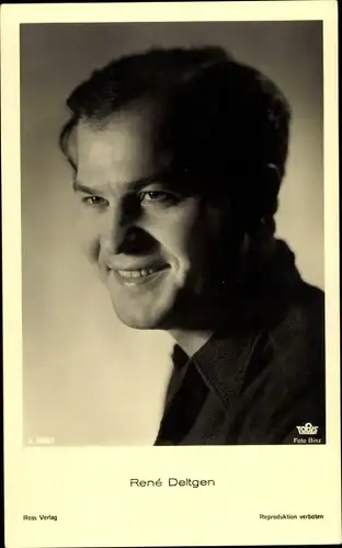 Ak Schauspieler René Deltgen, Portrait