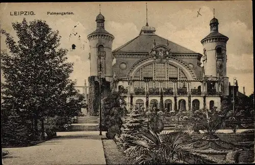 Ak Leipzig in Sachsen, Palmengarten