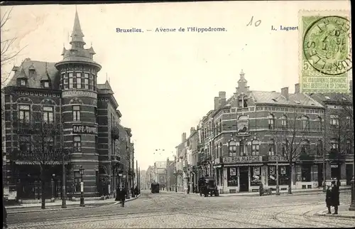 Ak Bruxelles Brüssel, Avenue de l'Hippodrome