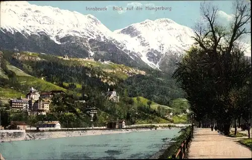 Ak Innsbruck in Tirol, Blick auf die Hungerburg